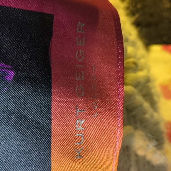 Kurt Geiger Multicolor Patterned Scarf - Picture 6 of 6